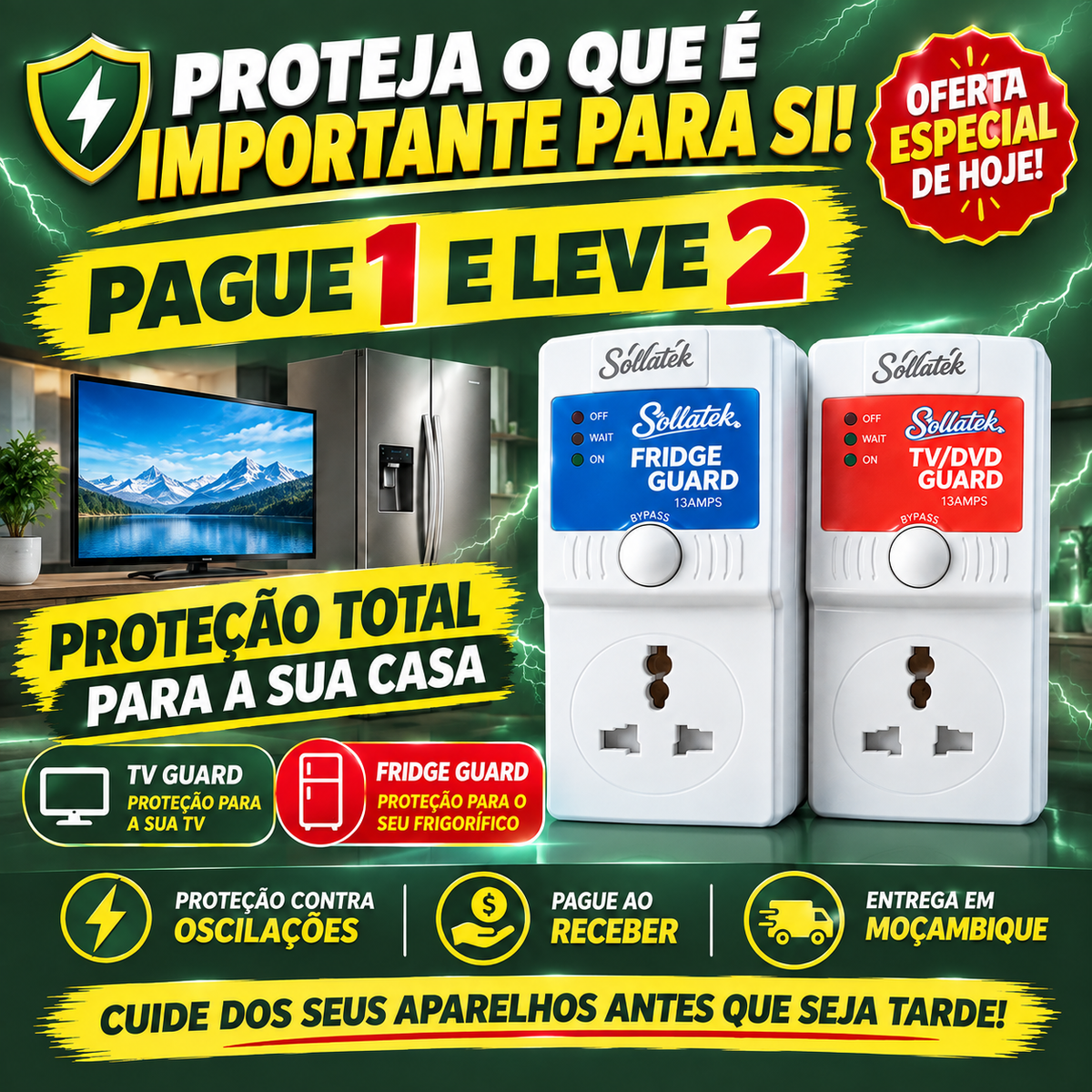 TV & Fridge Protector Pro™ – Paga 1 e Leva 2 | Últimas Unidades