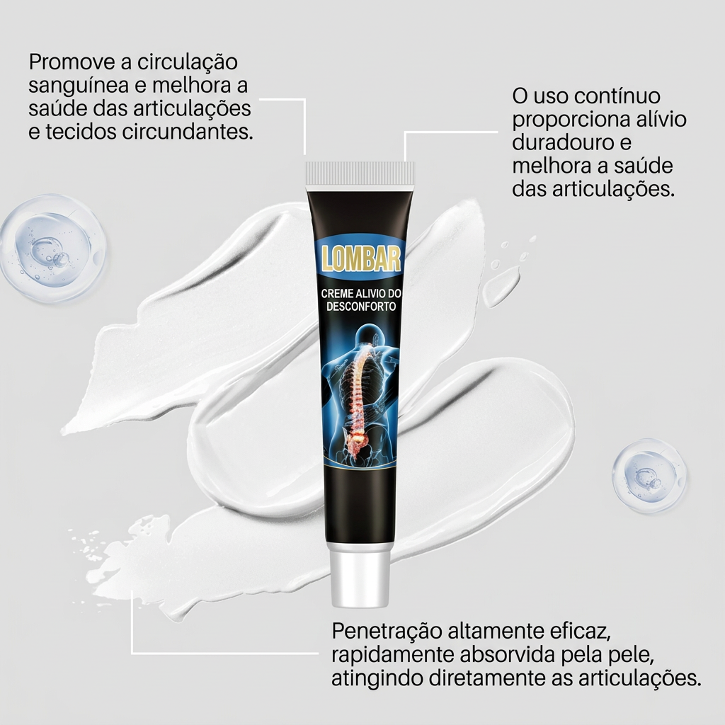 Creme Lombar - Benefícios Traduzidos