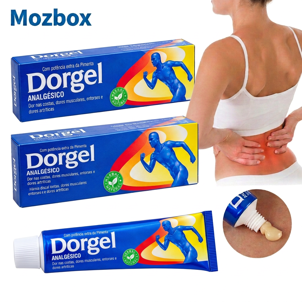 Dorgel com a bisnaga direita na horizontal